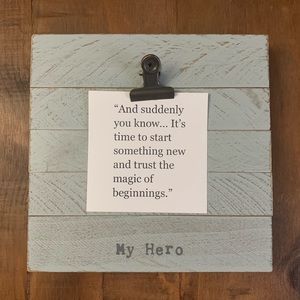 🏠 [home] clipboard style picture frame